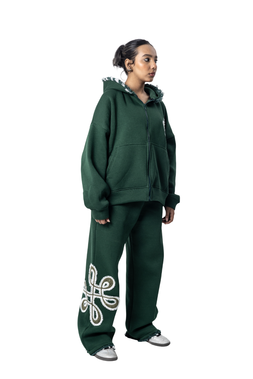 SAVAGE FOREST GREEN ZIPPER SET - UNISEX