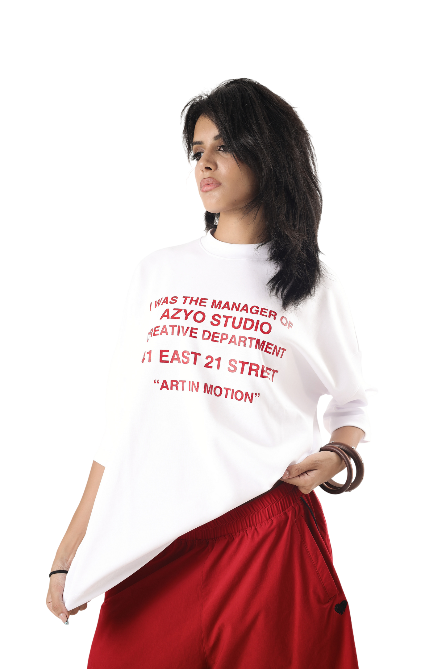 AZYO STUDIO WHITE T-SHIRT