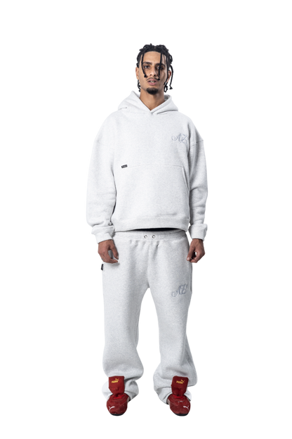 SLEEK GREY HOODIE SET - UNISEX