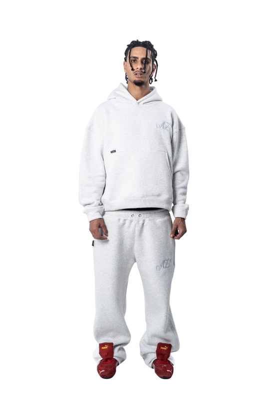 SLEEK GREY HOODIE SET - UNISEX