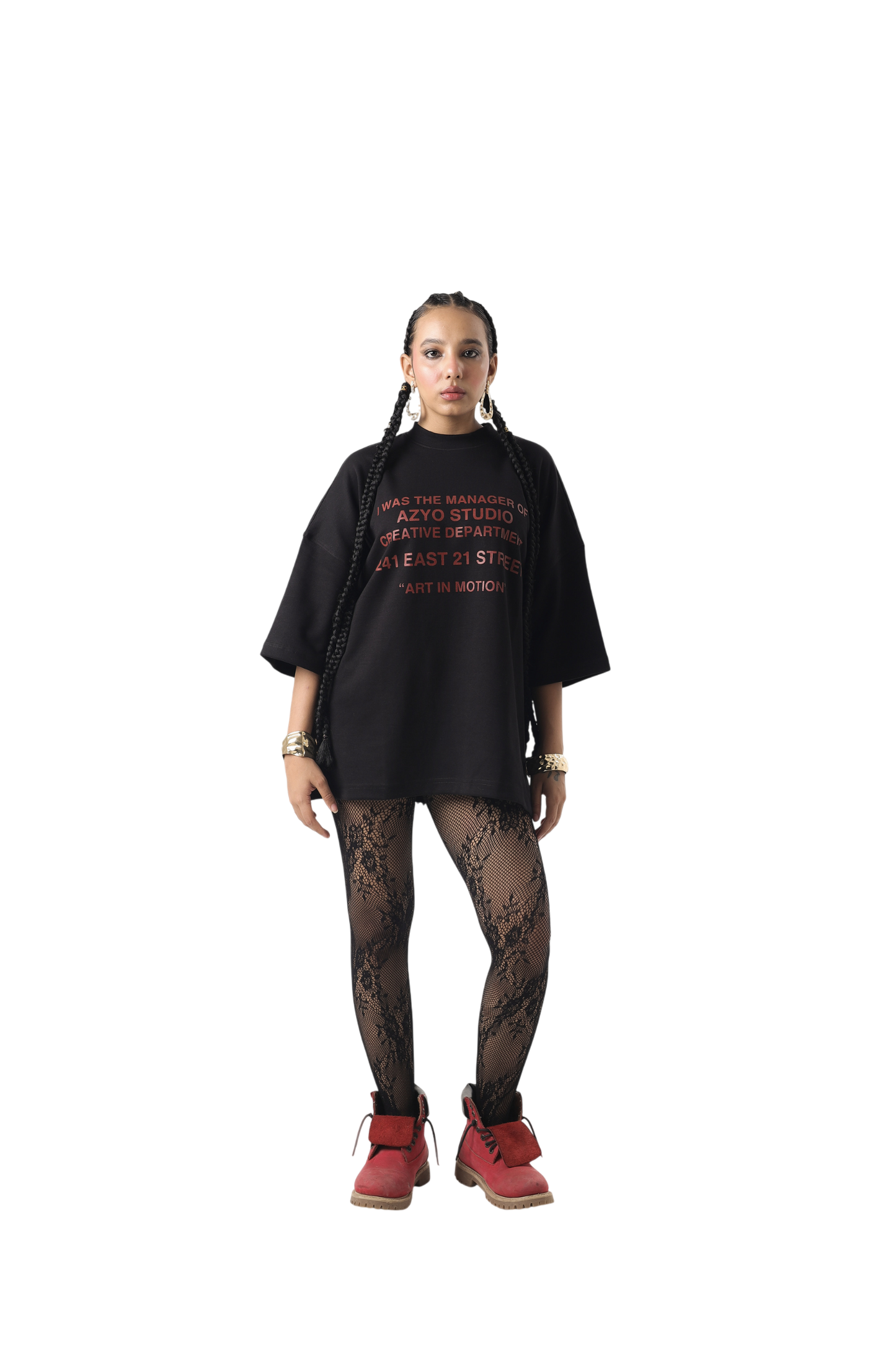 AZYO STUDIO BLACK T-SHIRT