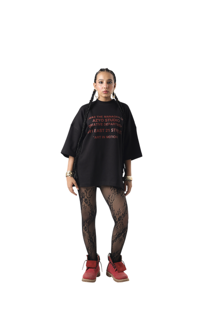 AZYO STUDIO BLACK T-SHIRT