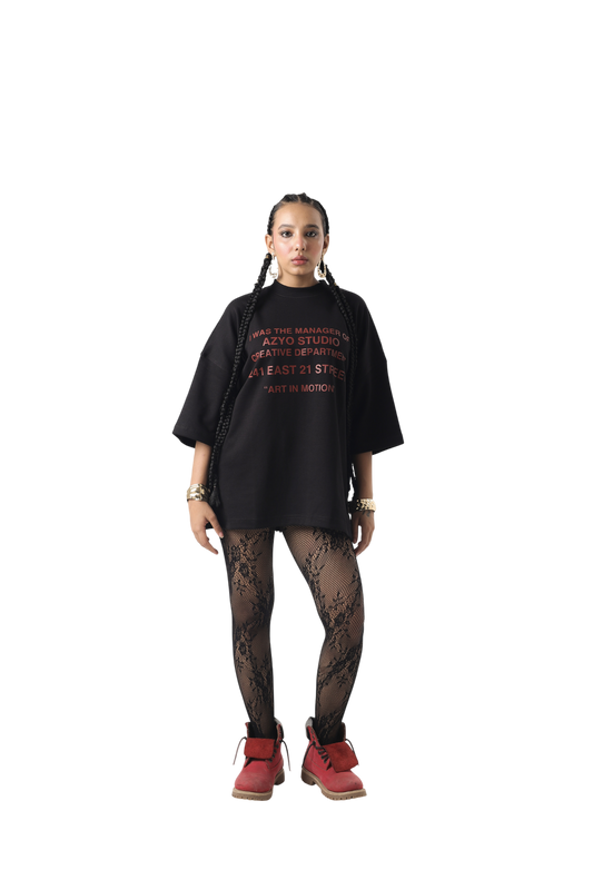 AZYO STUDIO BLACK T-SHIRT
