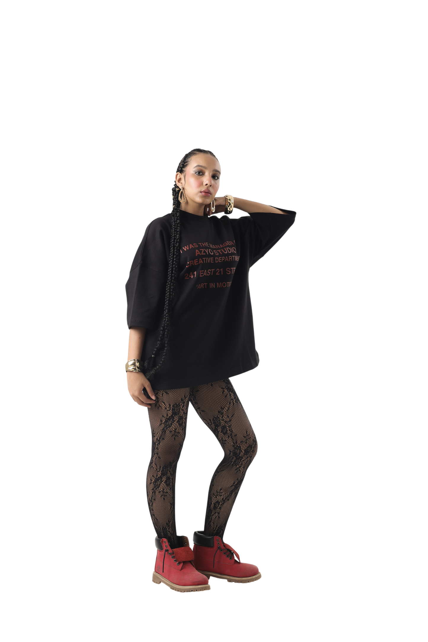 AZYO STUDIO BLACK T-SHIRT