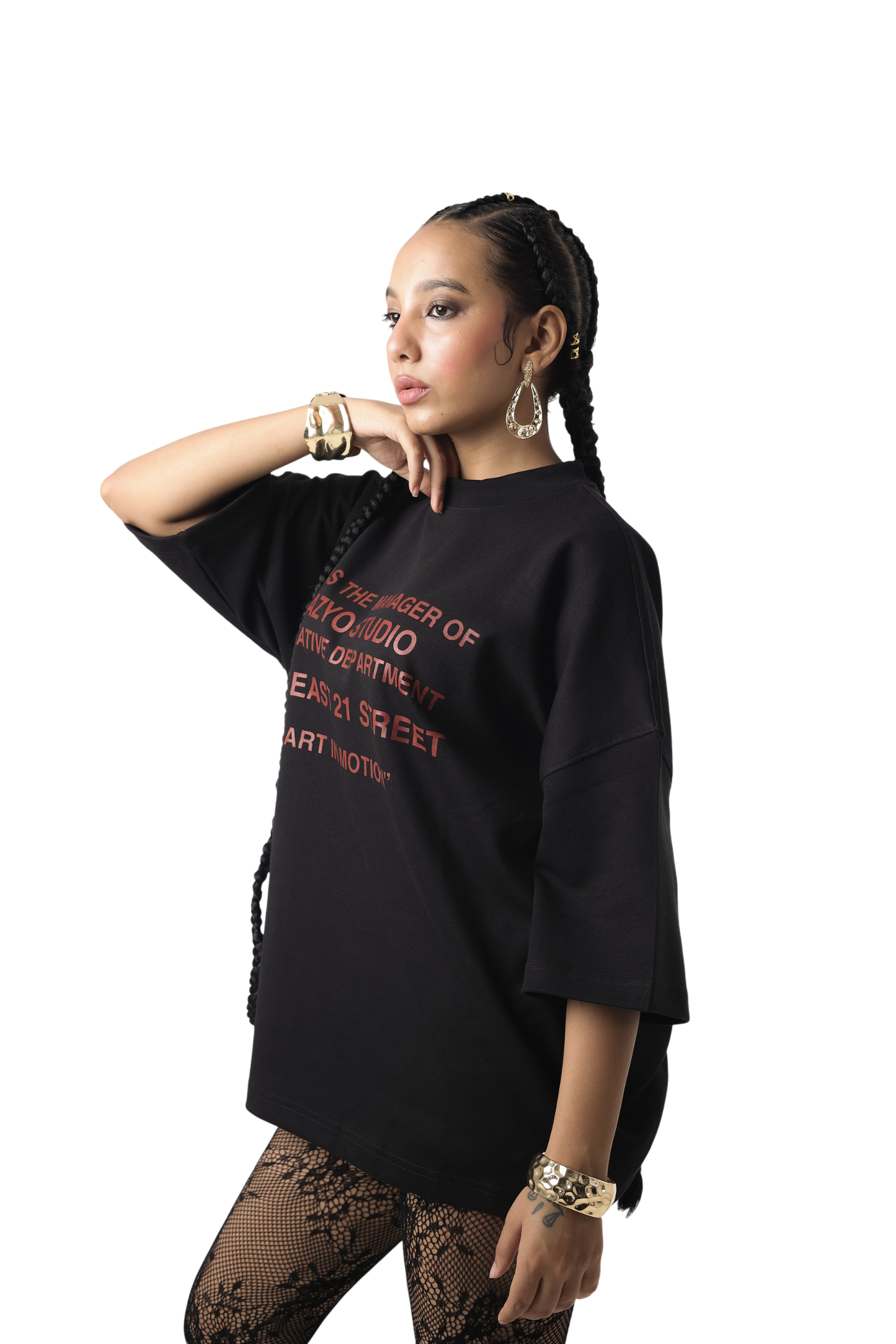 AZYO STUDIO BLACK T-SHIRT