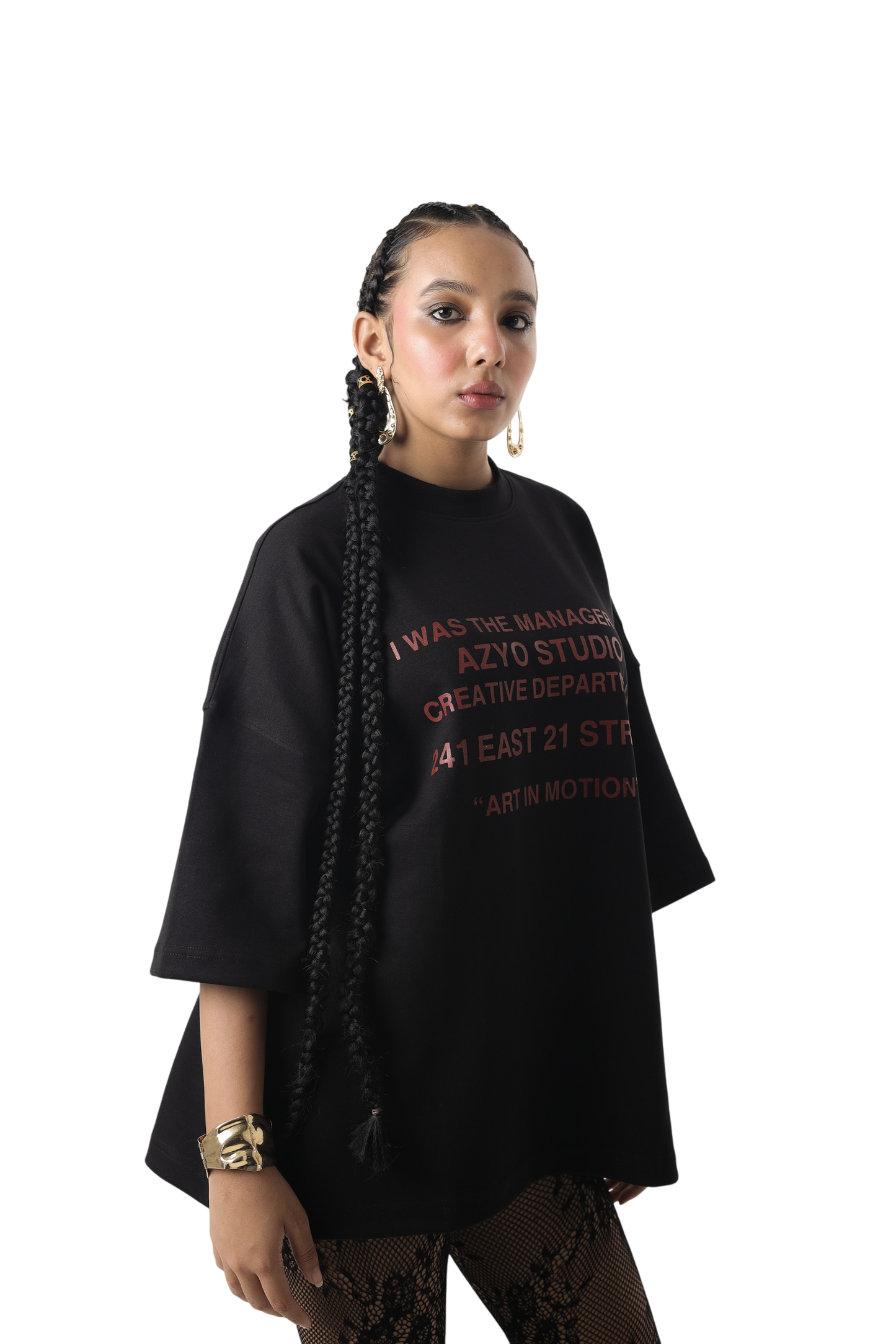 AZYO STUDIO BLACK T-SHIRT