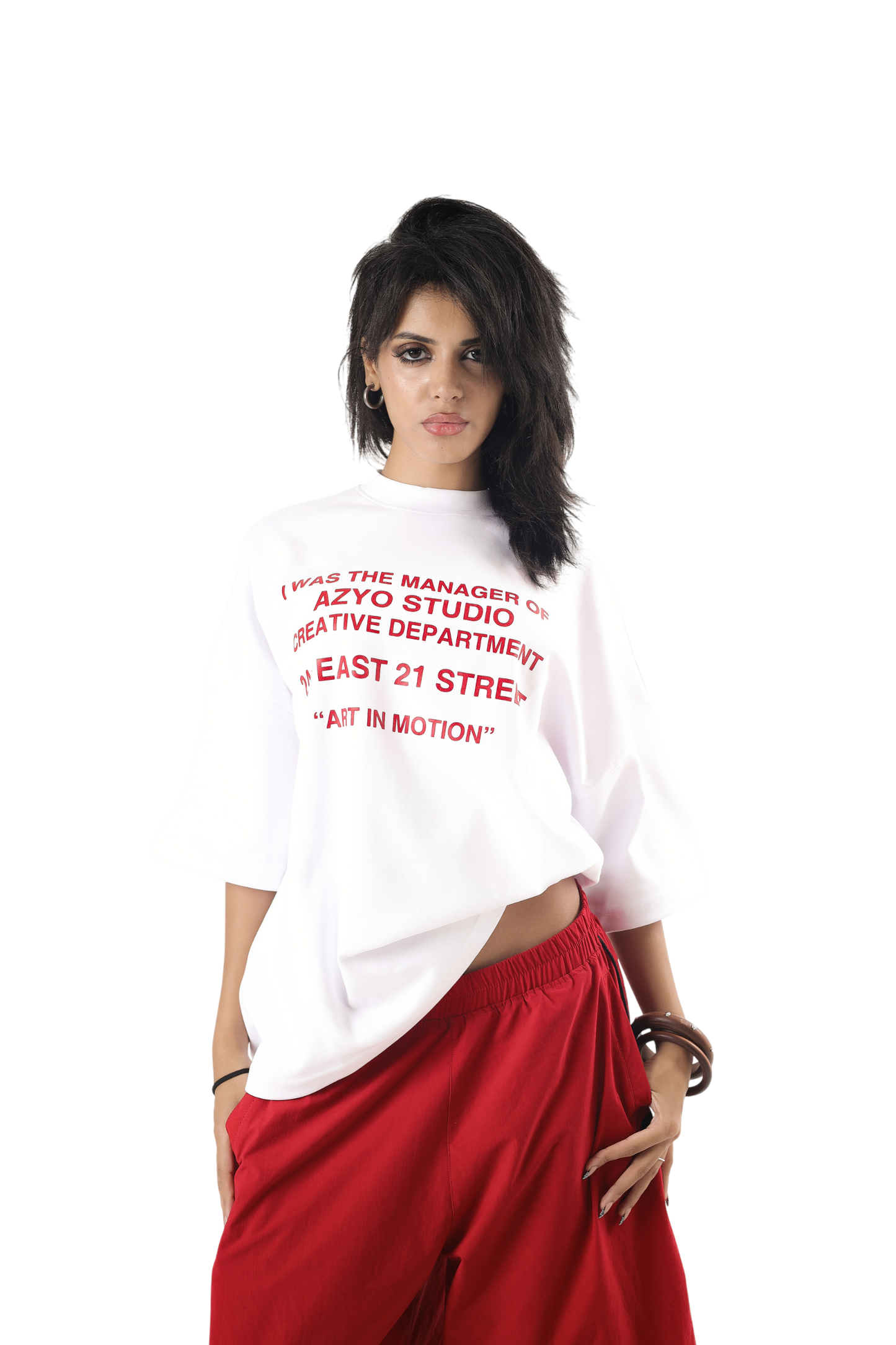 AZYO STUDIO WHITE T-SHIRT
