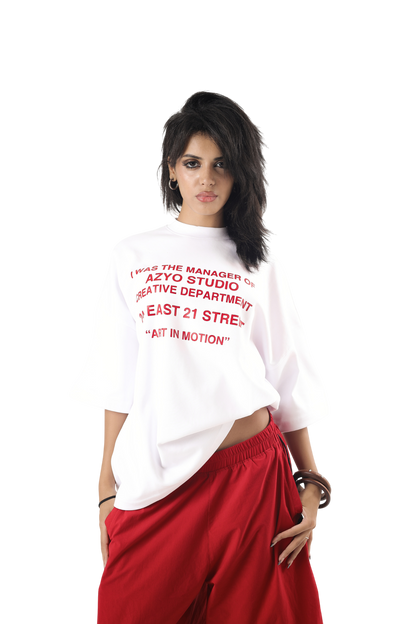 AZYO STUDIO WHITE T-SHIRT