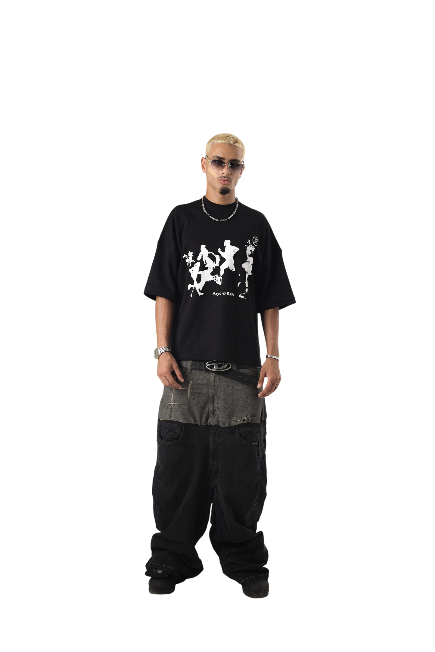 AZYO RAW BLACK T-SHIRT