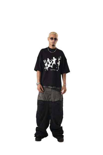AZYO RAW BLACK T-SHIRT