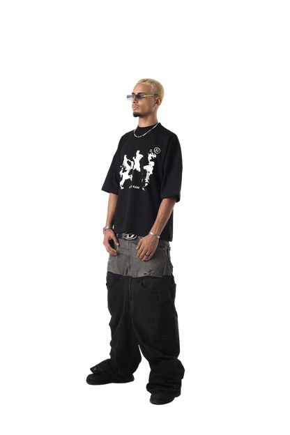 AZYO RAW BLACK T-SHIRT