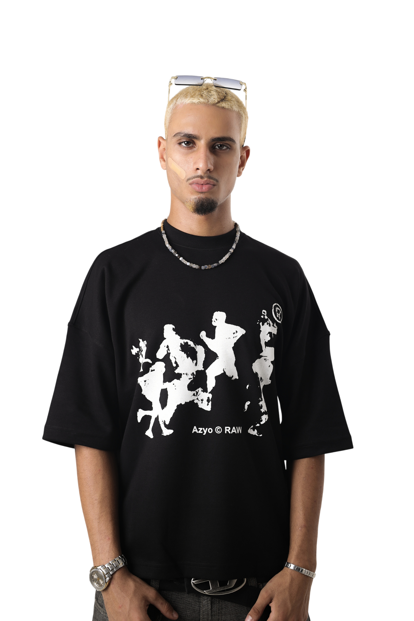 AZYO RAW BLACK T-SHIRT