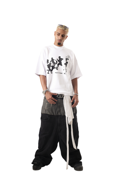 AZYO RAW WHITE T-SHIRT