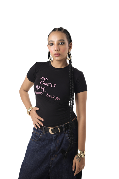 BAD CHOICES BABY TEE