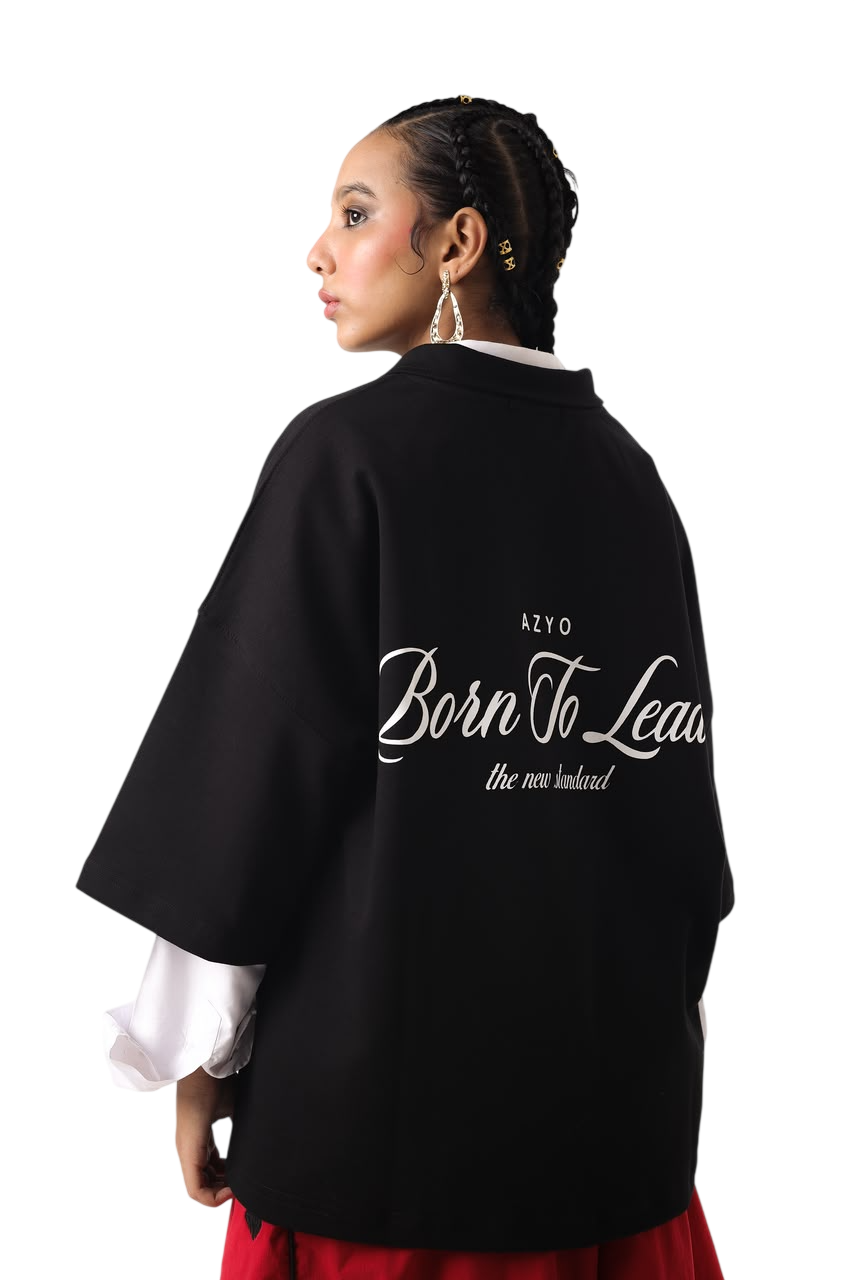 BACK TO LEAD BLACK POLO