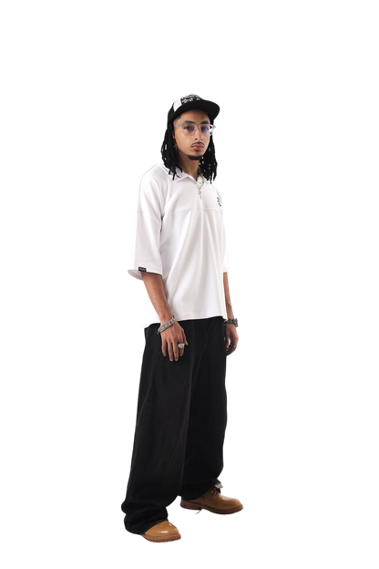 BACK TO LEAD WHITE POLO