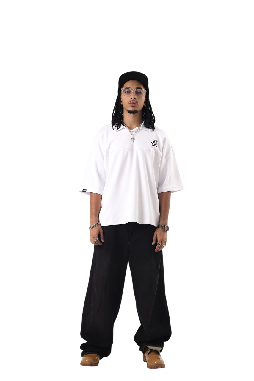 BACK TO LEAD WHITE POLO