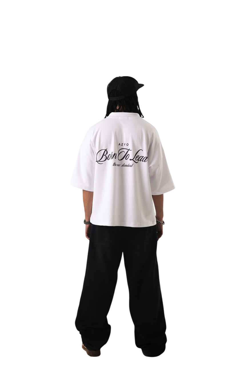 BACK TO LEAD WHITE POLO